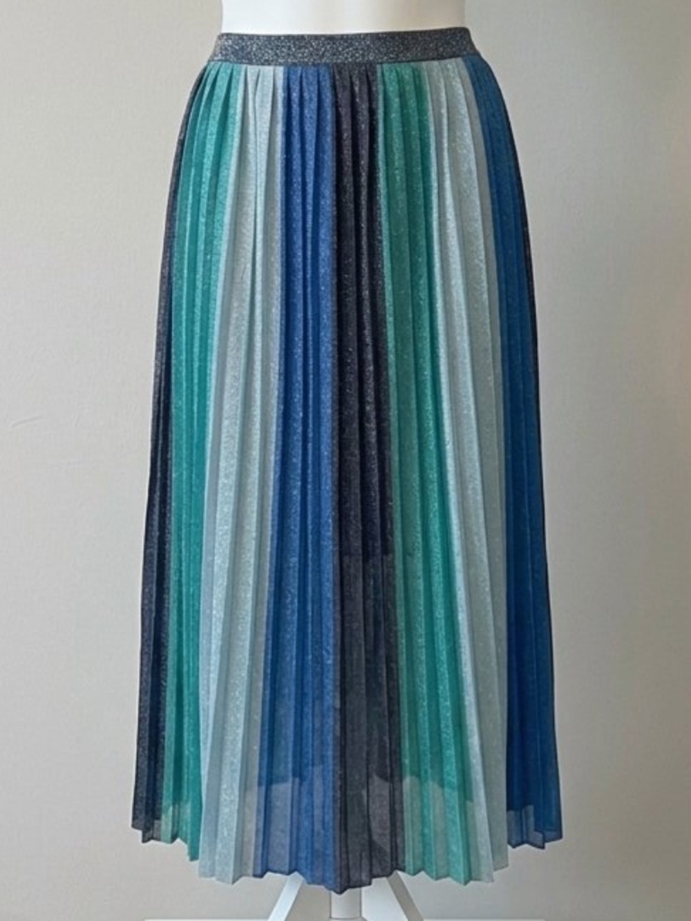 Anthropologie Maeve Midi Pleated Skirt Size XS